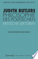Judith Butlers Philosophie des Politischen : : Kritische Lektüren /