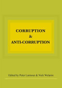 Corruption and anti-corruption /