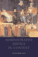 Administrative justice in context