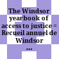 The Windsor yearbook of access to justice = : Recueil annuel de Windsor d'accès à la justice.