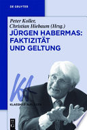 Jürgen Habermas: Faktizität und Geltung /