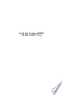 Jewish law in legal history and the modern world /