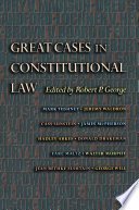 Great Cases in Constitutional Law /