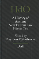 A history of ancient Near Eastern law