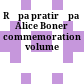 Rūpa pratirūpa : Alice Boner commemoration volume