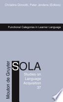 Functional categories in learner language