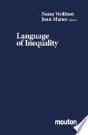 Language of Inequality /