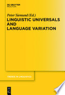 Linguistic Universals and Language Variation /