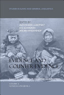 Evidence and counter-evidence : essays in honour of Frederik Kortlandt.