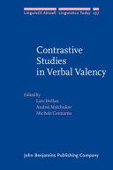 Contrastive studies in verbal valency /