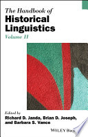 The handbook of historical linguistics.
