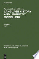 Language History and Linguistic Modelling : : A Festschrift for Jacek Fisiak on his 60th Birthday /