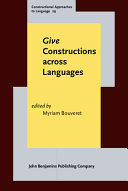 Give constructions across languages /