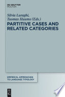 Partitive Cases and Related Categories /