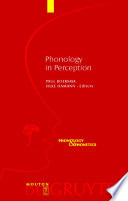 Phonology in perception