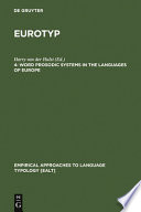 Word prosodic systems in the languages of Europe