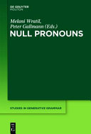 Null pronouns