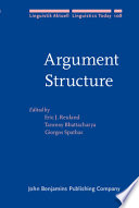 Argument structure