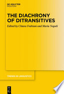 The Diachrony of Ditransitives /