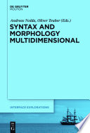 Syntax and Morphology Multidimensional /