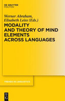 Modality and theory of mind elements across languages