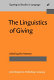 The linguistics of giving
