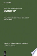 Eurotyp : : Typology of Languages in Europe.