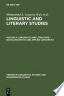 Linguistic and Literary Studies : : In Honor of Archibald A. Hill.