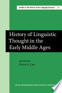 History of linguistic thought in the early Middle Ages