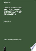 Encyclopedic Dictionary of Semiotics.