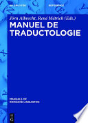 Manuel de traductologie /