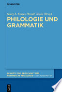 Philologie und Grammatik /
