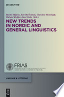 New Trends in Nordic and General Linguistics /