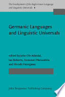 Germanic languages and linguistic universals