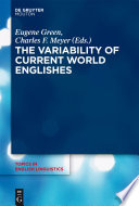 The Variability of Current World Englishes /
