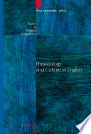 Phraseology and Culture in English /