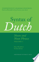 Syntax of Dutch.