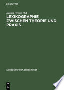 Lexikographie zwischen Theorie und Praxis : : Das deutsch-ungarische Wörterbuchprojekt /