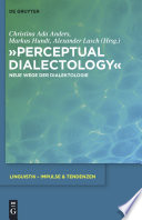 "Perceptual Dialectology" : : Neue Wege der Dialektologie /