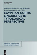 Egyptian-Coptic linguistics in typological perspective /