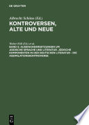 Kontroversen, alte und neue : : Akten des VII. Internationalen Germanisten-Kongresses Göttingen 1985.