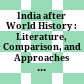 India after World History : : Literature, Comparison, and Approaches to Globalization /