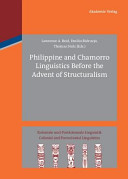 Philippine and Chamorro linguistics before the advent of structuralism /