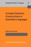 Complex sentence constructions in Australian languages