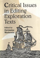 Critical Issues Editing Exploration Text /