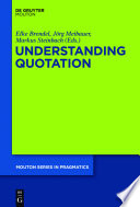 Understanding Quotation /