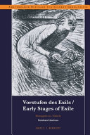 Vorstufen des Exils = early stages of exile /