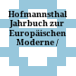 Hofmannsthal Jahrbuch zur Europäischen Moderne /