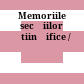Memoriile secțiilor științifice /