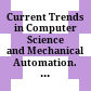 Current Trends in Computer Science and Mechanical Automation. : Selected Papers from CSMA2016 /